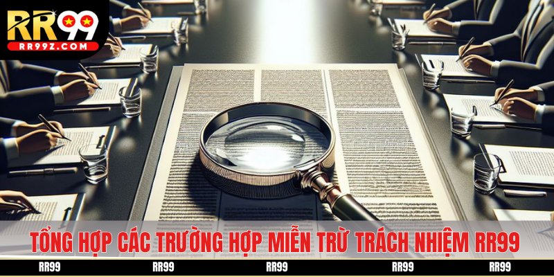 Tổng hợp các trường hợp miễn trừ trách nhiệm RR99